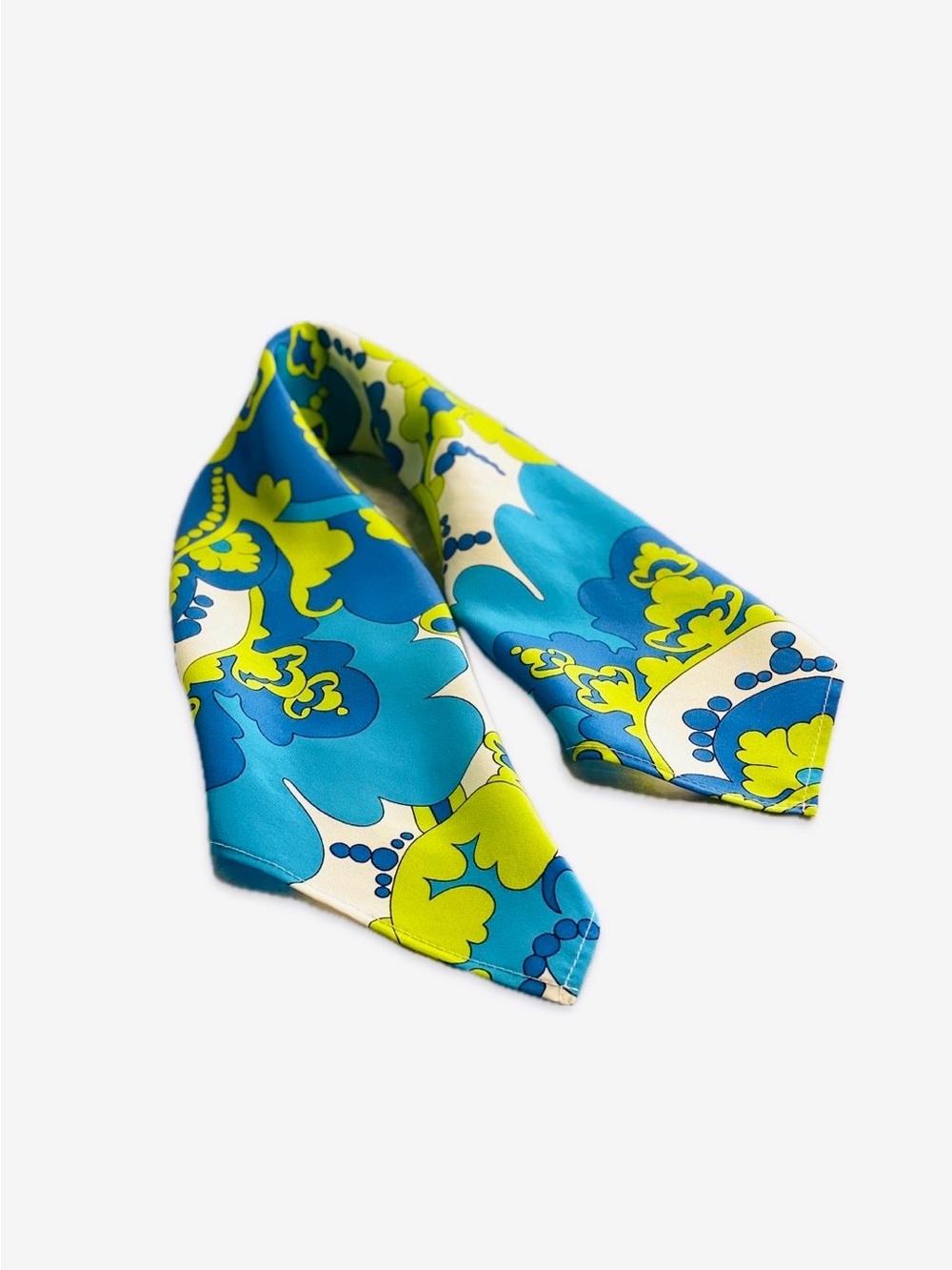NWT SILKLETTE 100% Silk Abstract Floral Bandana